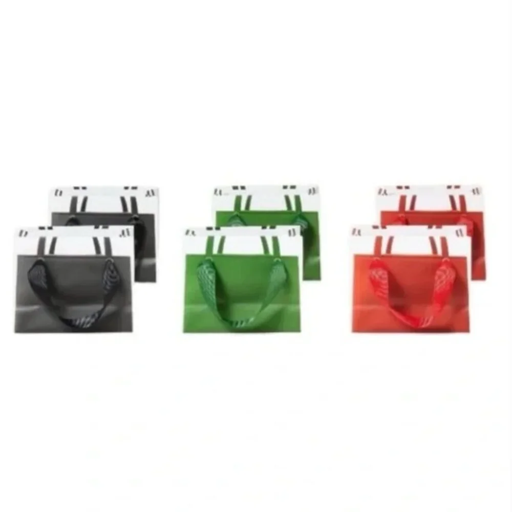 NWT Set of 6 Mini Favor Gift Bags Black/Green/Red - kate spade new york x Target